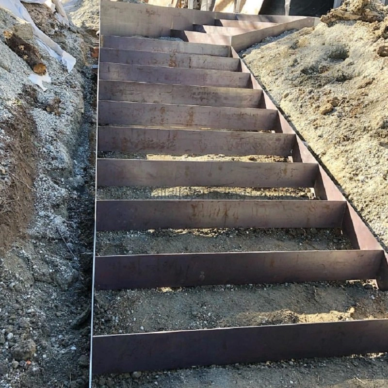 Landscape Edging Custom Made Corten Steel Garden Steps/Stairs