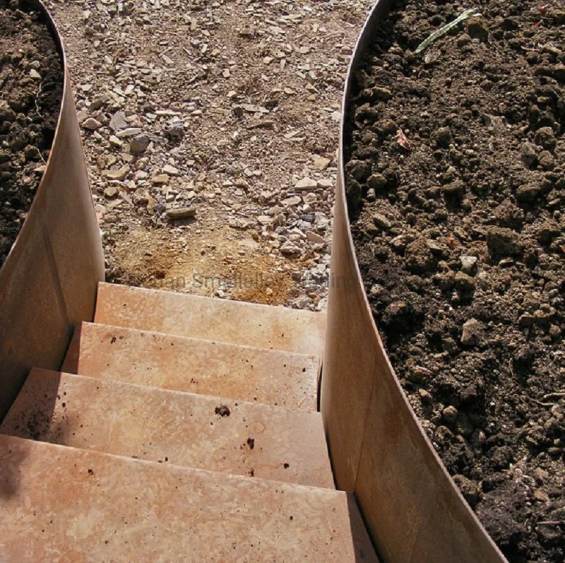 Landscape Edging Custom Made Corten Steel Garden Steps/Stairs