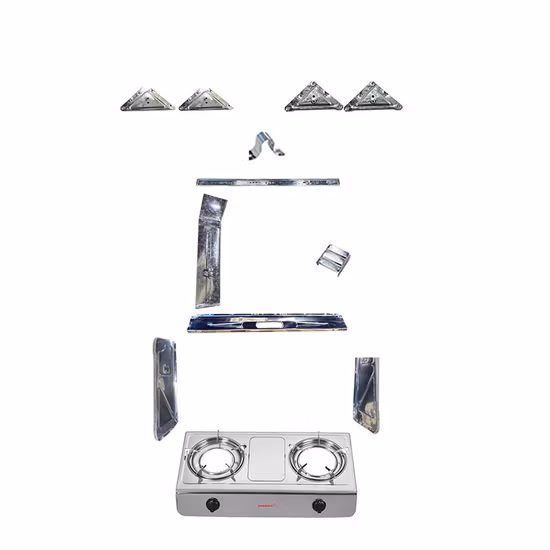 2 Burner Stainless Steel Table Gas Stove
