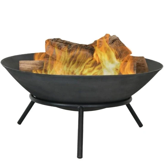 Fire Pit Outdoor Foyer au bois en fonte de 22 pouces