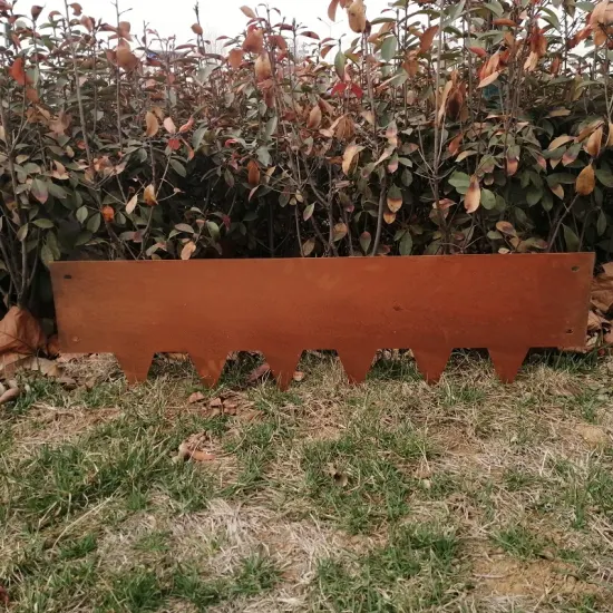 Arbre en acier Corten/anneaux de jardinière en métal Prix de bordure de jardin